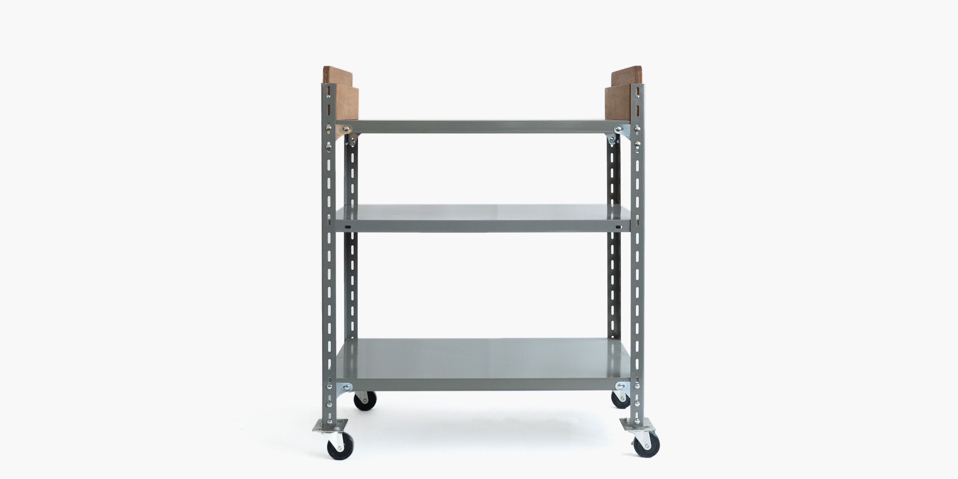 カスタムシェルフ・ツールワゴン・グレー | D&DEPARTMENT