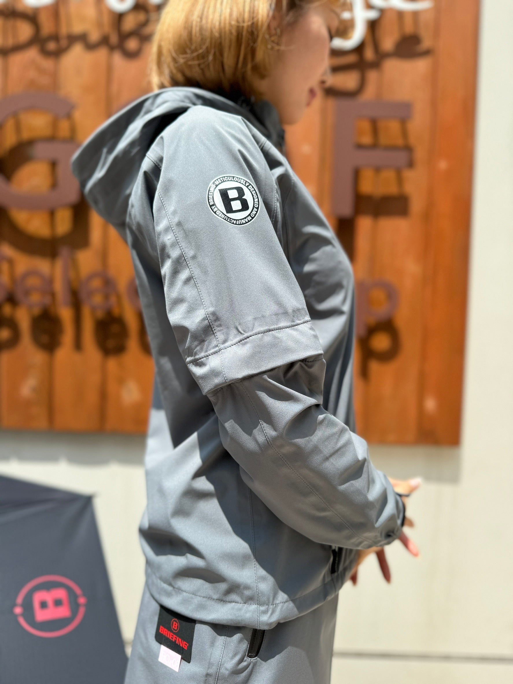 BRIEFING WOMENS WS WATER PROOF FZ JACKET