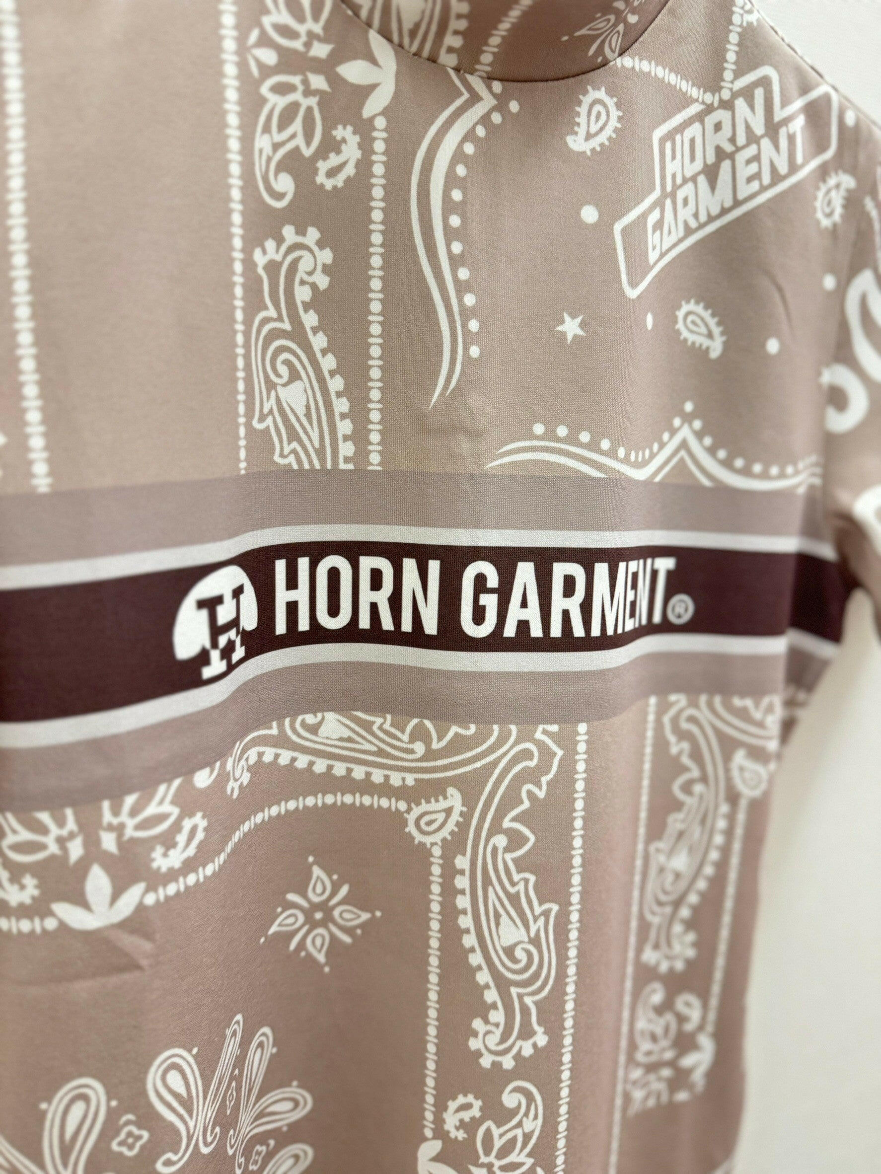 HORN GARMENT WOMENS Short Sleeve Mockneck(DE Limited)