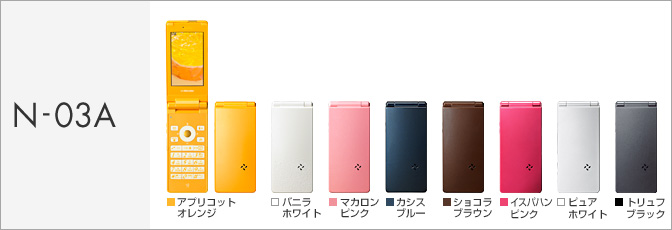 N-03A サポート情報 | お客さまサポート | NTTドコモ