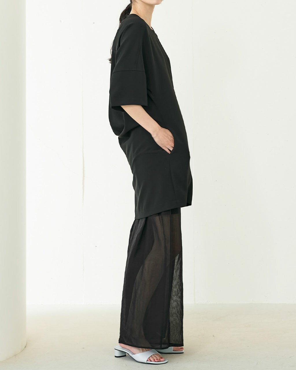 シアーコットン・ワイドパンツ/DoCLASSE