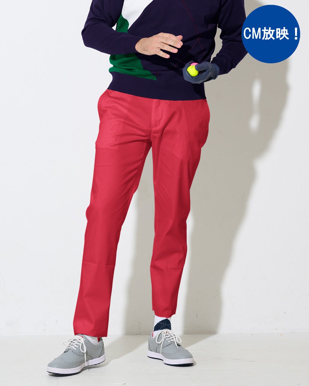 汚れにくいコットンゴルフパンツ/DoCLASSE