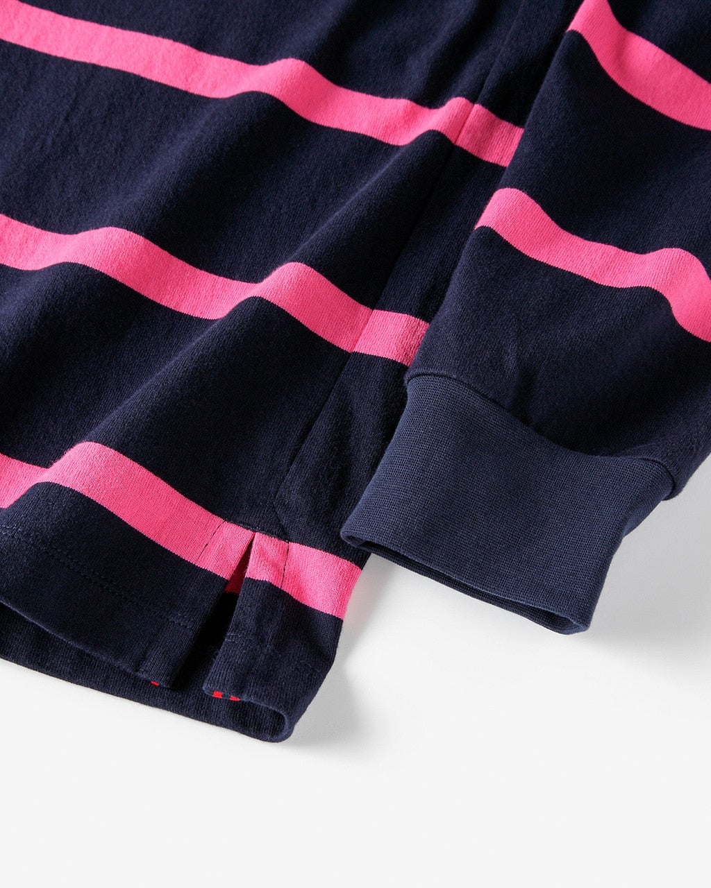 ストライプ襟・コットンラガーシャツ/DoCLASSE