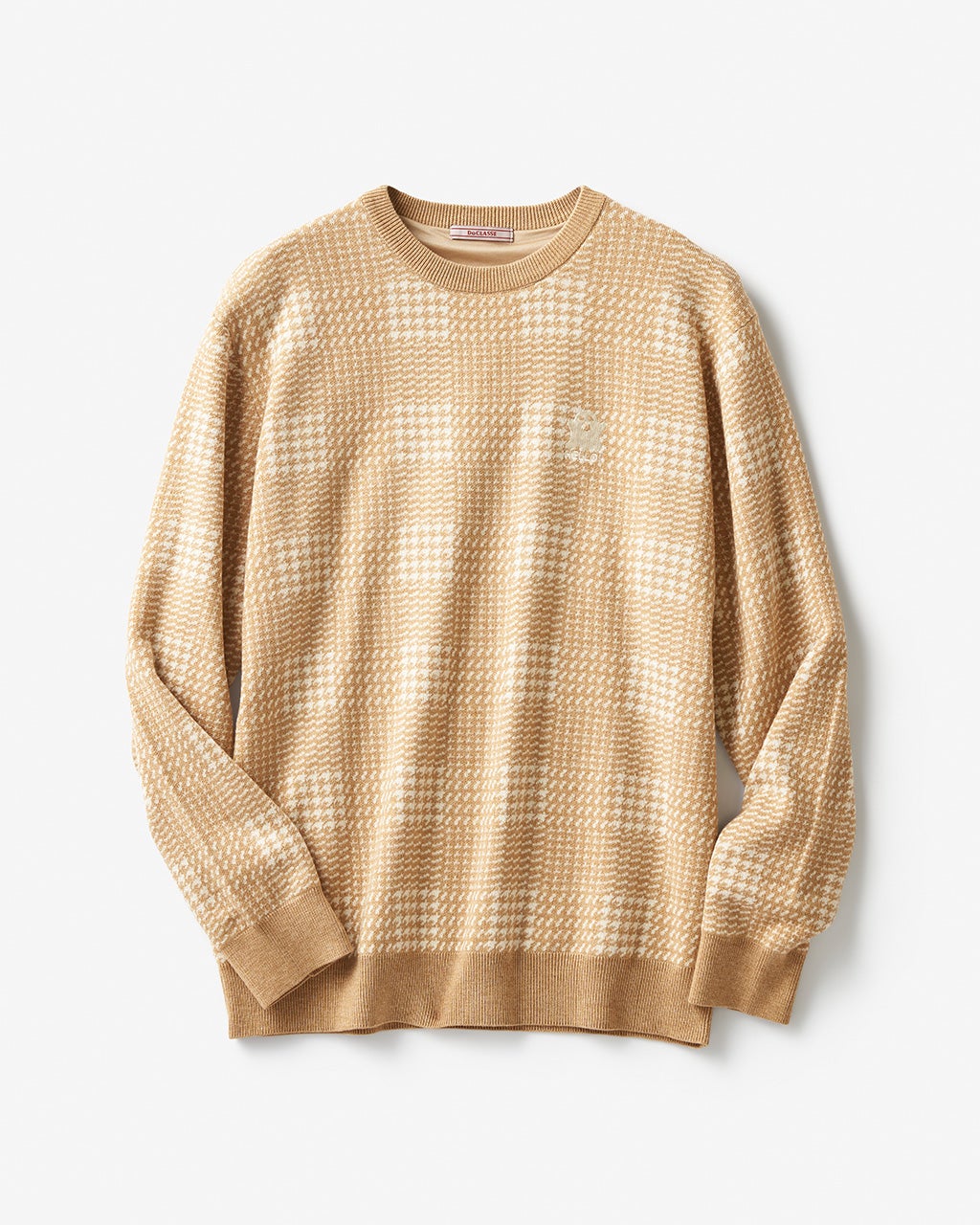 防風裏地セーター・クルーネック/DoCLASSE