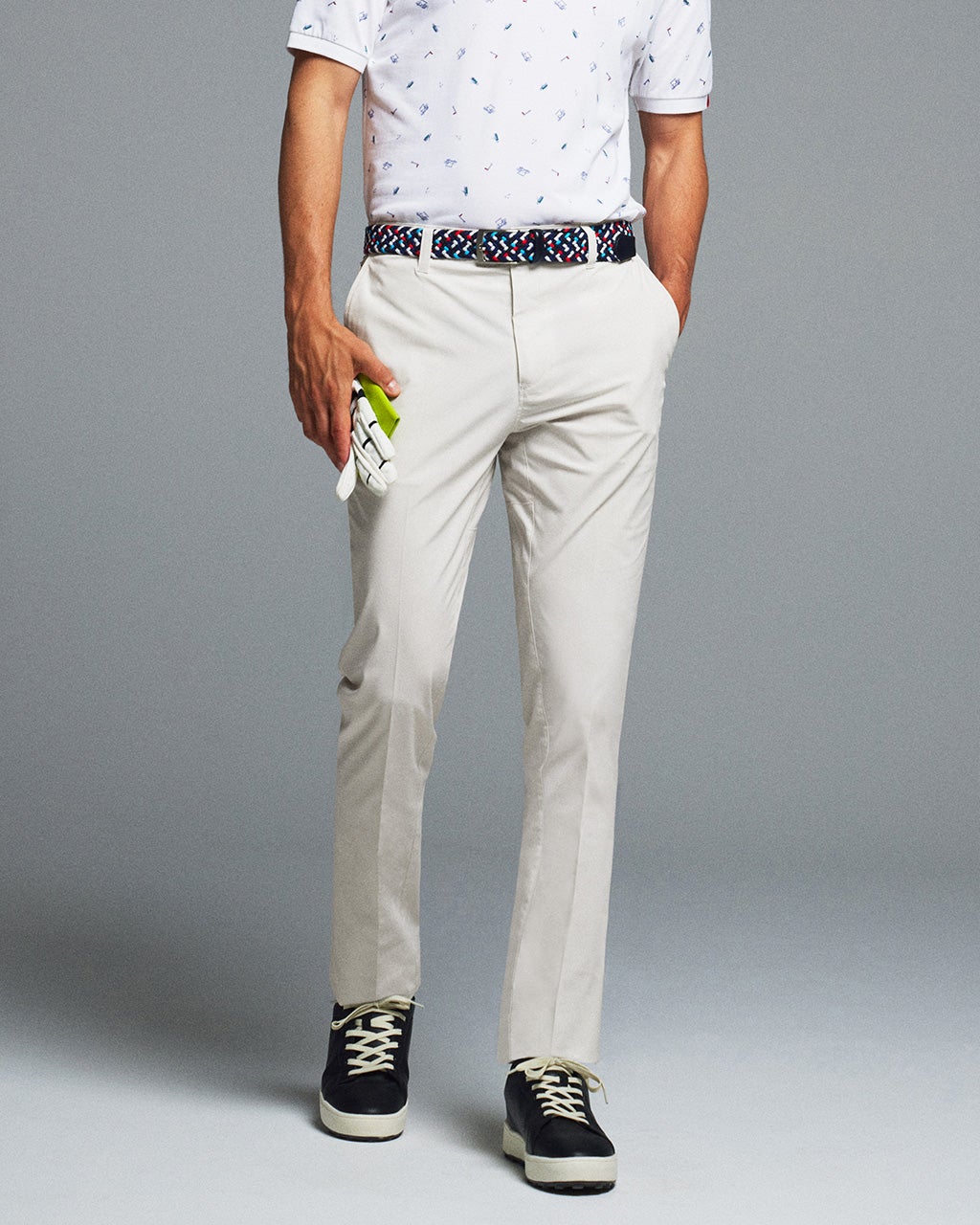 メンズ ゴルフウェア パンツ（ホワイト）一覧（DCG）/40代50代からの