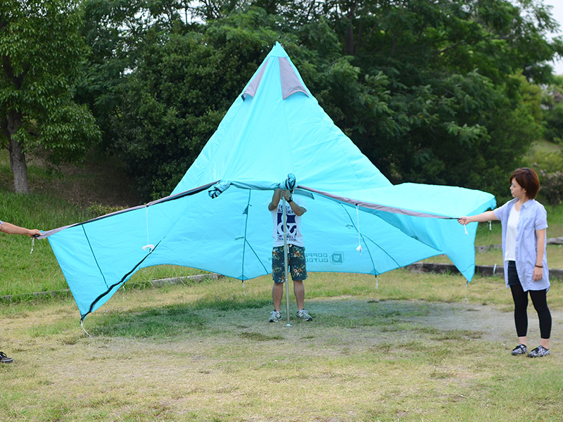 販売終了】2ルームワンポールテント - DOD（ディーオーディー）【公式