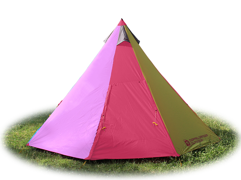 販売終了】レインボーワンポールテント T8-444 - DOD（ディーオー