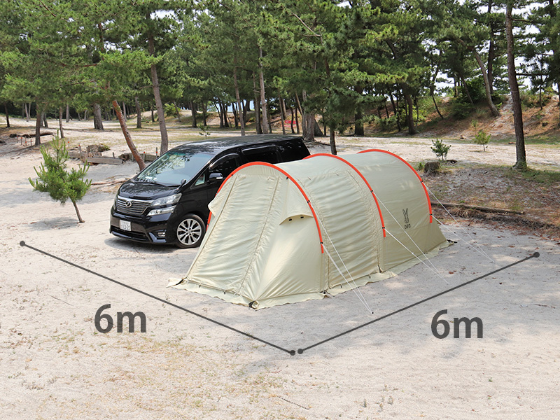 販売終了】カマボコテントミニ（ベージュ） T3-488 - DOD（ディーオー