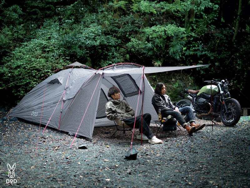 販売終了】ライダーズタンデムテント（グレー） T3-485 - DOD