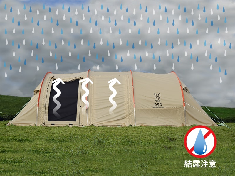 販売終了】カマボコテントミニ（タン） T3-488-TN - DOD（ディーオー