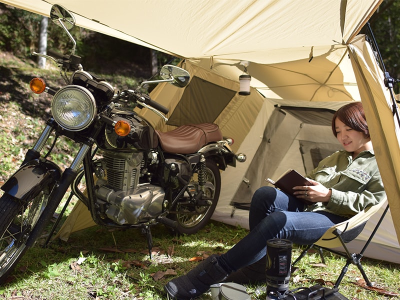 ライダーズバイクインテント（タン） T2-466-TN - DOD（ディーオー