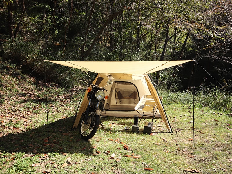 ライダーズバイクインテント（タン） T2-466-TN - DOD（ディーオー