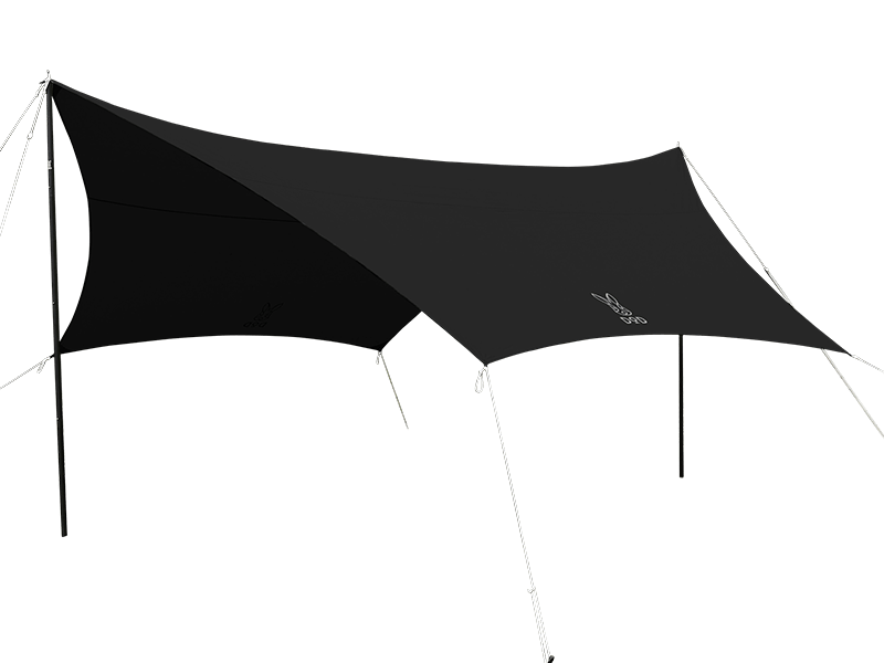 販売終了】ヘーキサタープ（ブラック） TT5-582-BK - DOD（ディーオー