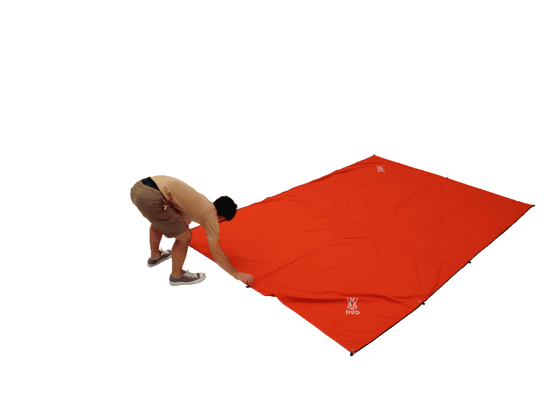 販売終了】ムゲンタープ（オレンジレッド） TT2-532-RD - DOD