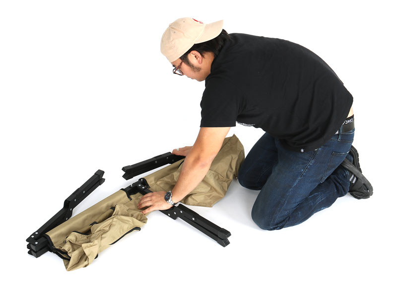 販売終了】ストレージベンチ（カーキ） FS2-246M - DOD（ディーオー