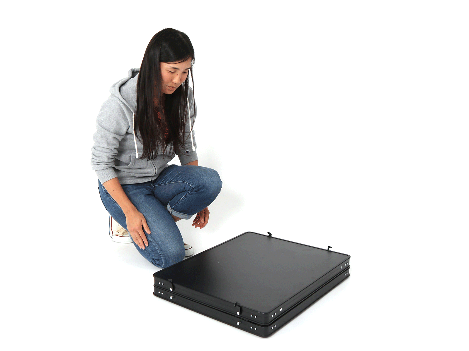 マルチキッチンテーブル（ブラック） TB1-38-BK - DOD（ディーオー