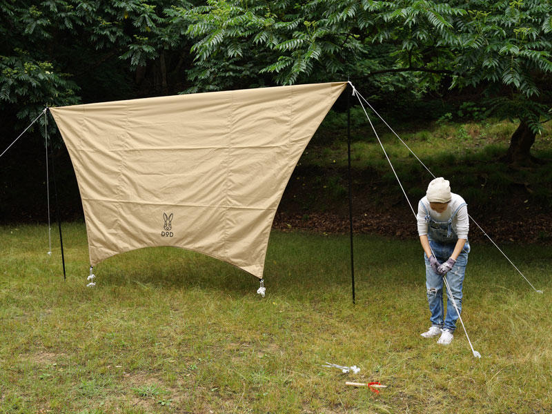 いつかのタープ（ブラック） TT5-631-BK - DOD（ディーオーディー