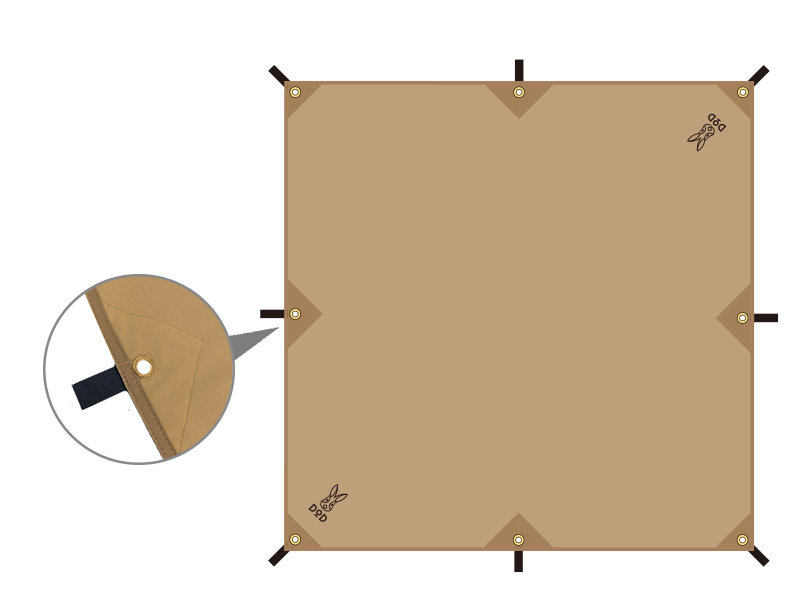販売終了】チーズタープミニ（タン）TT3-581-TN - DOD（ディーオー