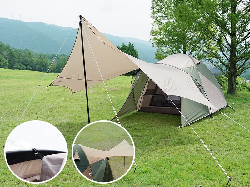 ザ・ワンタッチテントM（カーキ） T3-673-KH - DOD（ディーオーディー