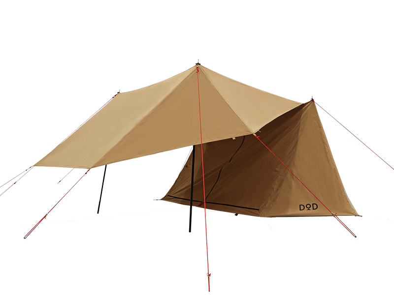 販売終了】パップフーテント2（タン） T2-670-TN - DOD（ディーオー