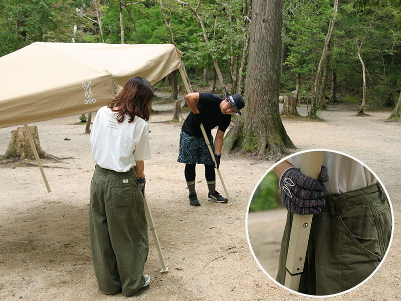 販売終了】TCワンタッチタープL（タン） TT8-677-TN - DOD（ディーオー