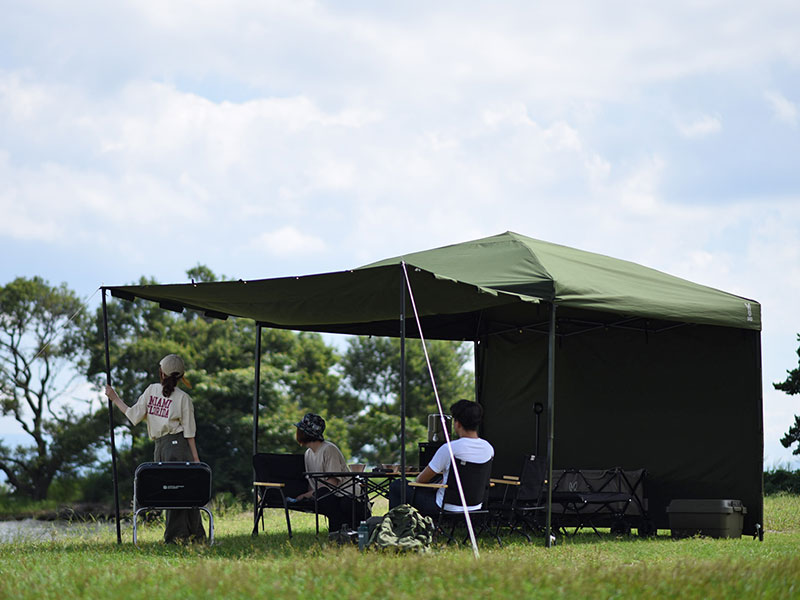 販売終了】TCワンタッチタープL（カーキ） TT8-677-KH - DOD