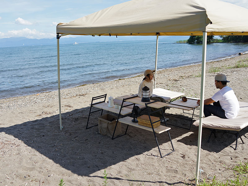 販売終了】TCワンタッチタープL（タン） TT8-677-TN - DOD（ディーオー