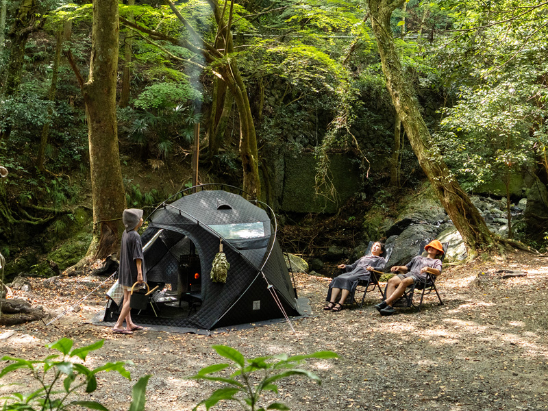 テントサウナセット ウササウナナウ SS4-066-BK - DOD（ディーオー