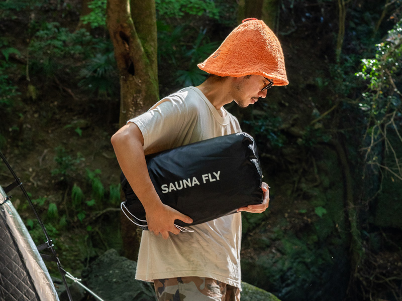 テントサウナ用フライシート TF4-061-BK - DOD（ディーオーディー