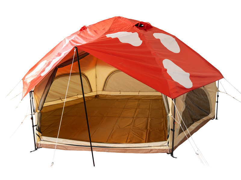 でかキノコテント用マット（ブラウン） MA6-160-BR - DOD（ディーオー