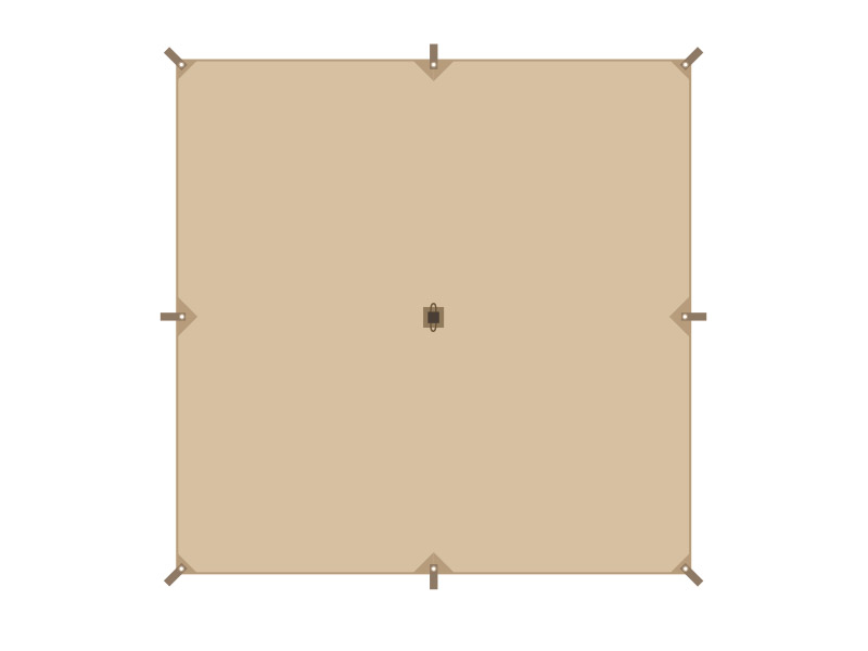 チーズタープS（タン） TT4-738-TN - DOD（ディーオーディー）【公式