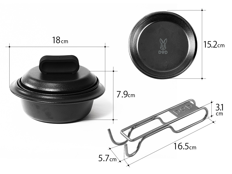 放浪ヒトリガマ（ブラック）PP1-860-BK - DOD（ディーオーディー