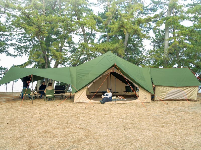 ツクツクベース（カーキ） T8-780-KH - DOD（ディーオーディー）【公式