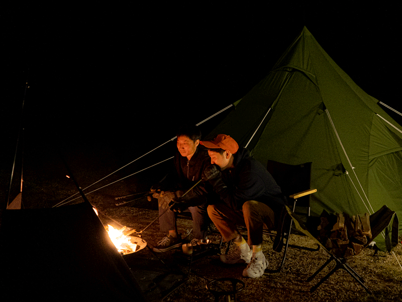 ワンポールテントRX(M)TC T3-949-BK（ブラック） - DOD（ディーオー