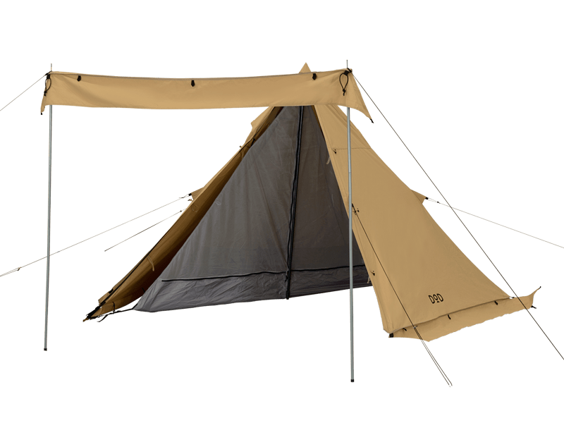 ムシャテント（タン） T1-819-TN - DOD（ディーオーディー）【公式