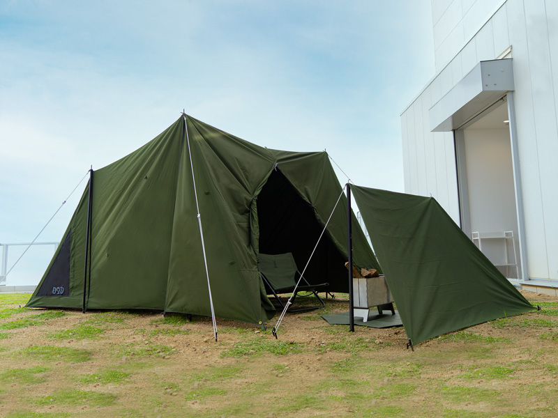 パップフーテント3用前幕 TF1-030-KH - DOD（ディーオーディー）【公式