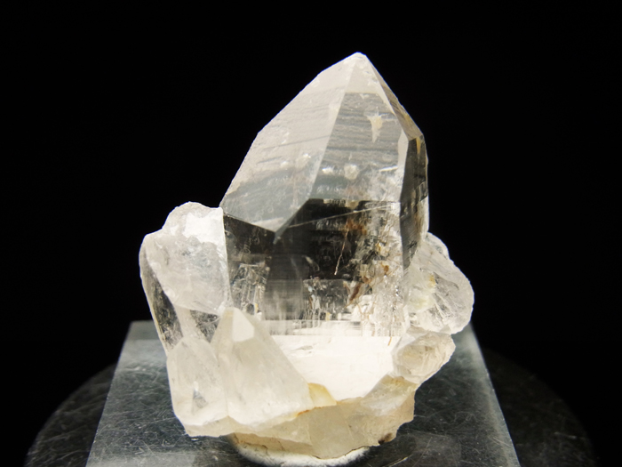 山梨県竹森産 水晶＆苦土電気石 (Quartz & Dravite / Japan) - 鉱物