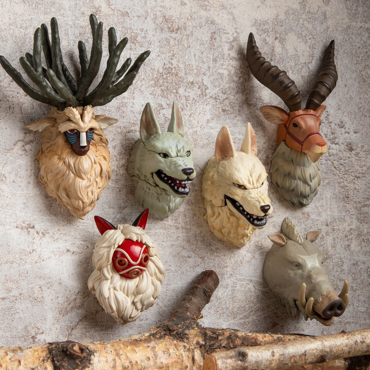 もののけ姫 フェイスマグネット もののけたち ※BOX販売※ | どんぐり