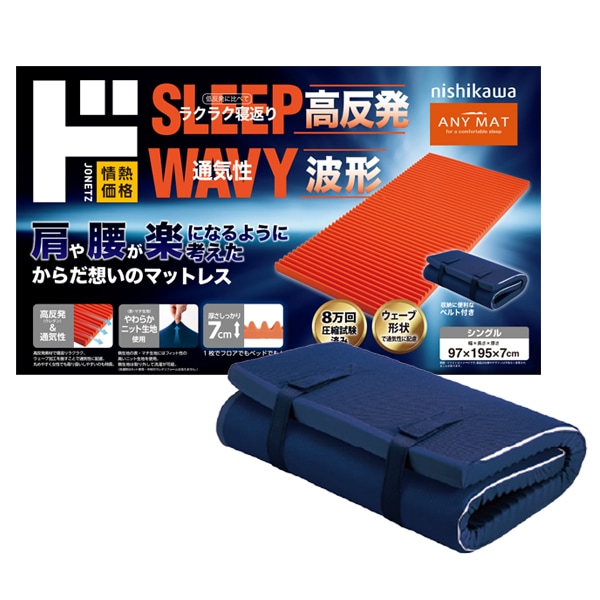 情熱×西川 高反発エニーマットレス｜インテリア・家具・寝具｜商品紹介
