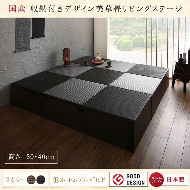 収納付きデザイン美草畳リビングステージ 風凛 フーリン - 家具専門店