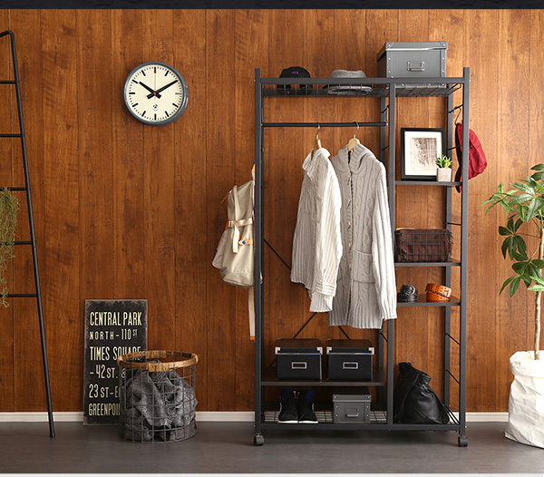 ハンガーラック88cm幅 Lacatas ラカタス - 家具専門店どあどあ(西山商店)