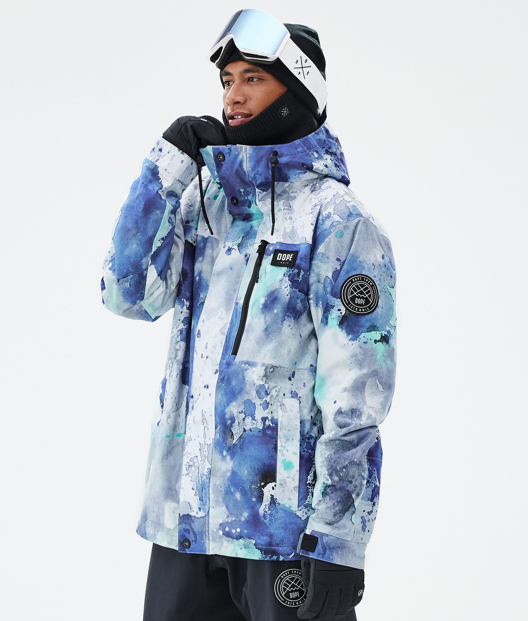 Dope Blizzard Full Zip スノーボードジャケット メンズ Spray Blue