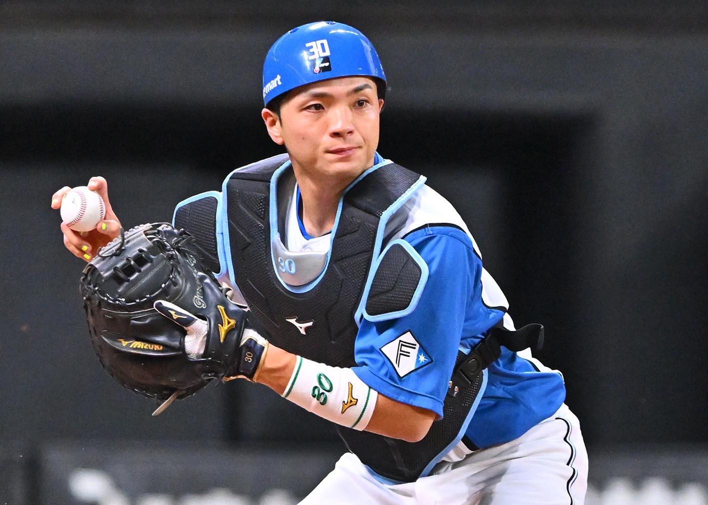 郡司裕也 1年ぶりの先発マスク しっかりと勝利に導き「きょうは褒めて