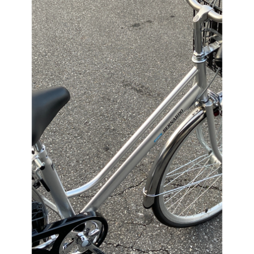 店舗受取限定】パンクしない自転車 シティ通学車 27インチ 外装6段