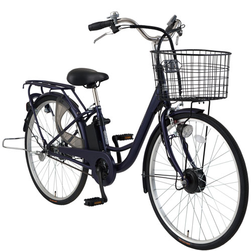 店舗受取限定】軽快自転車 SUISUI 26インチ ネイビー TAKEDA 電動