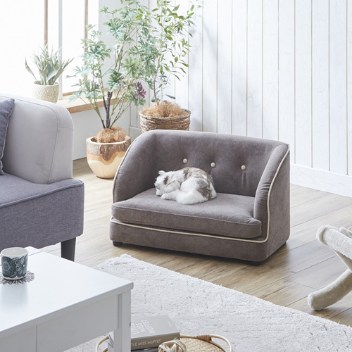 シンプルデザインペットソファー PSO-1356 後藤家具物産 猫用ベット 幅