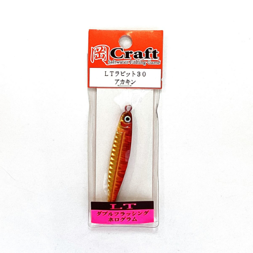 岡ジグLTラビット30 岡クラフト ハードルアー アカキン