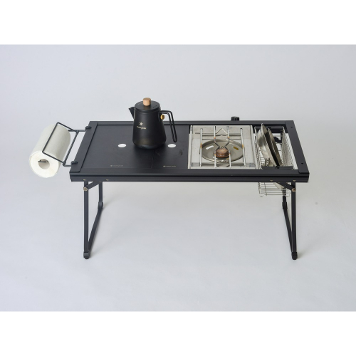 ステンレストレー1ユニット ブラック FES-085-BK snow peak レジャー