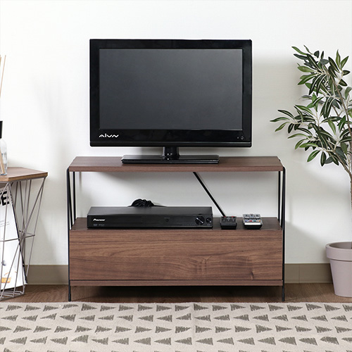 EZBOワイヤー TVラック テレビ台 77568 不二貿易 TV・AVラック