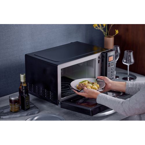 電子レンジフラットテーブルミラーガラス IMB-FM1805-B アイリス